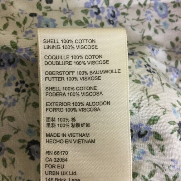 Free People Petunia Puckered Sleeveless A-Line Mini Dress Tea Combo Sz Small NWT - Picture 9 of 11